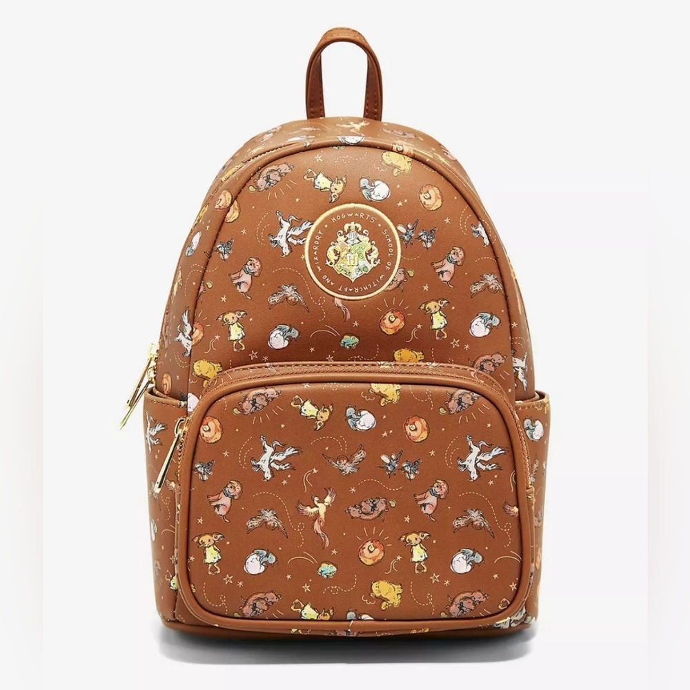 Harry Potter Chibi Creatures Hogwarts School Mini Backpack